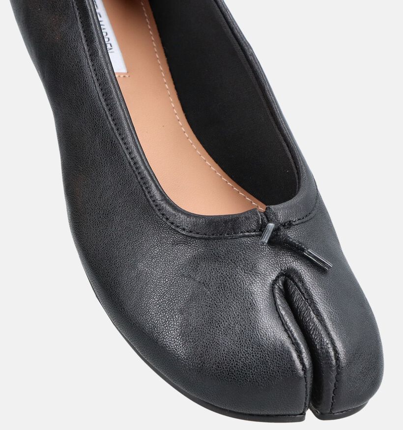 Steve Madden Cipher Ballerines Tabi en Noir pour femmes (388346)
