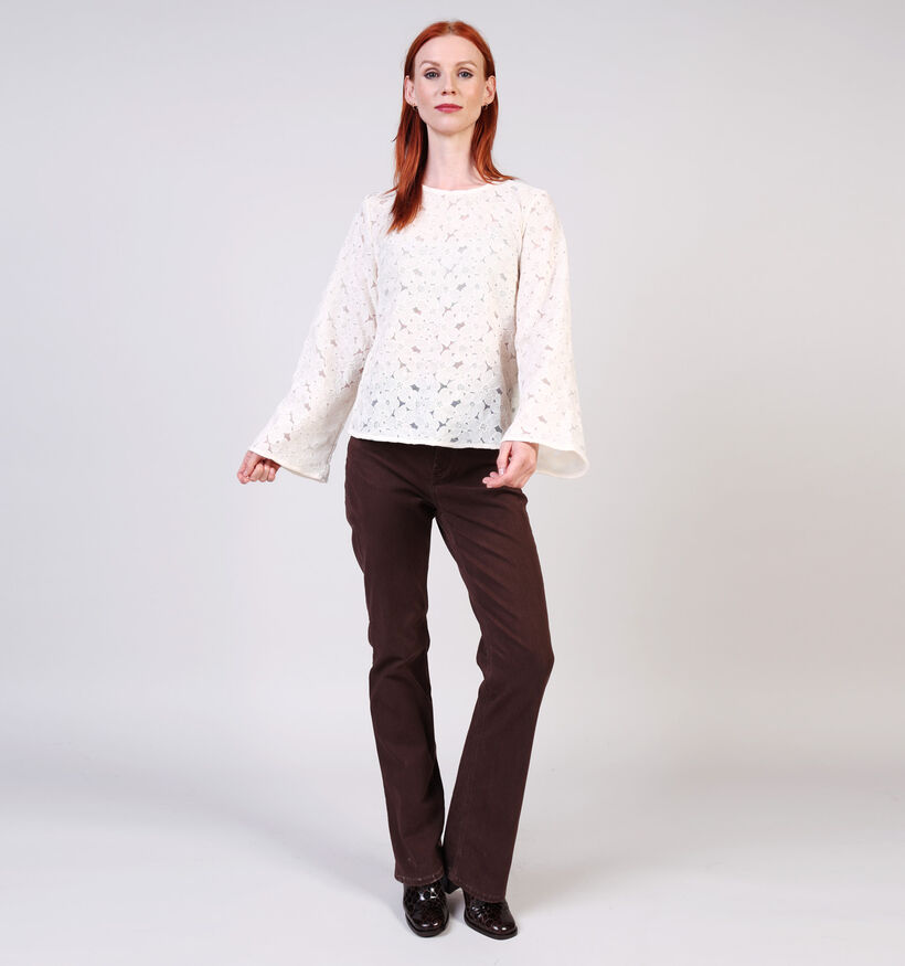 Vila Flowa Beige Blouse voor dames (366143)
