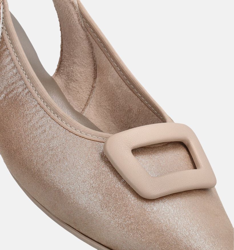 Rieker Ballerines en Or pour femmes (370445)