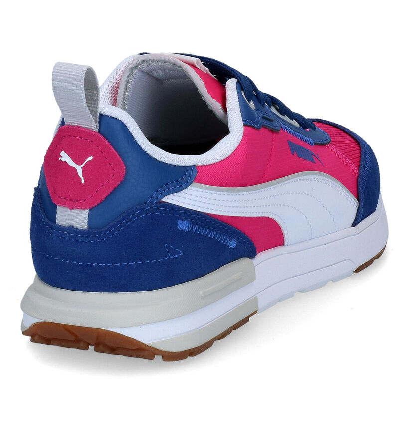 Puma Roze/Blauwe Sneakers voor dames (301367) - geschikt voor steunzolen