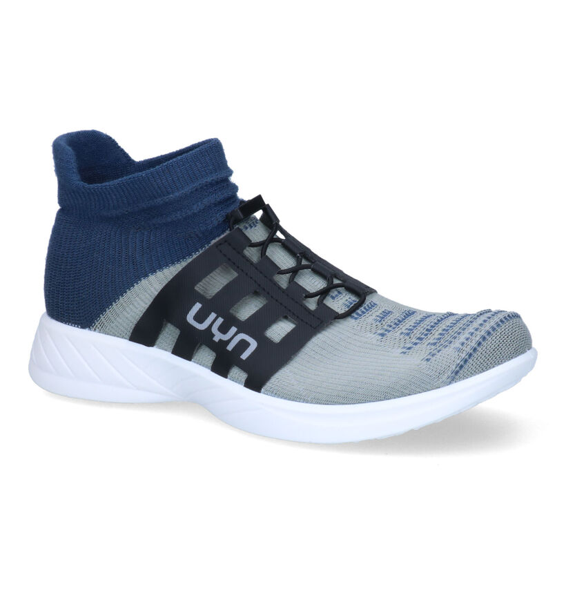 UYN X-Cross Tune Zwarte Sneakers in stof (303122)
