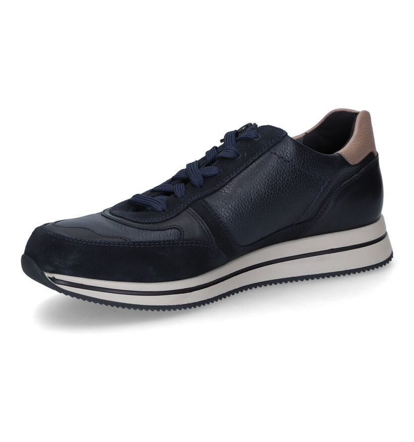 Mephisto Gilford Chaussures à lacets en Bleu pour hommes (354616) - pour semelles orthopédiques