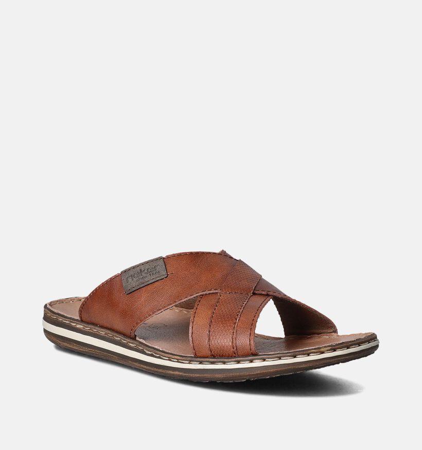 Rieker Cognac Slippers voor heren (354813)