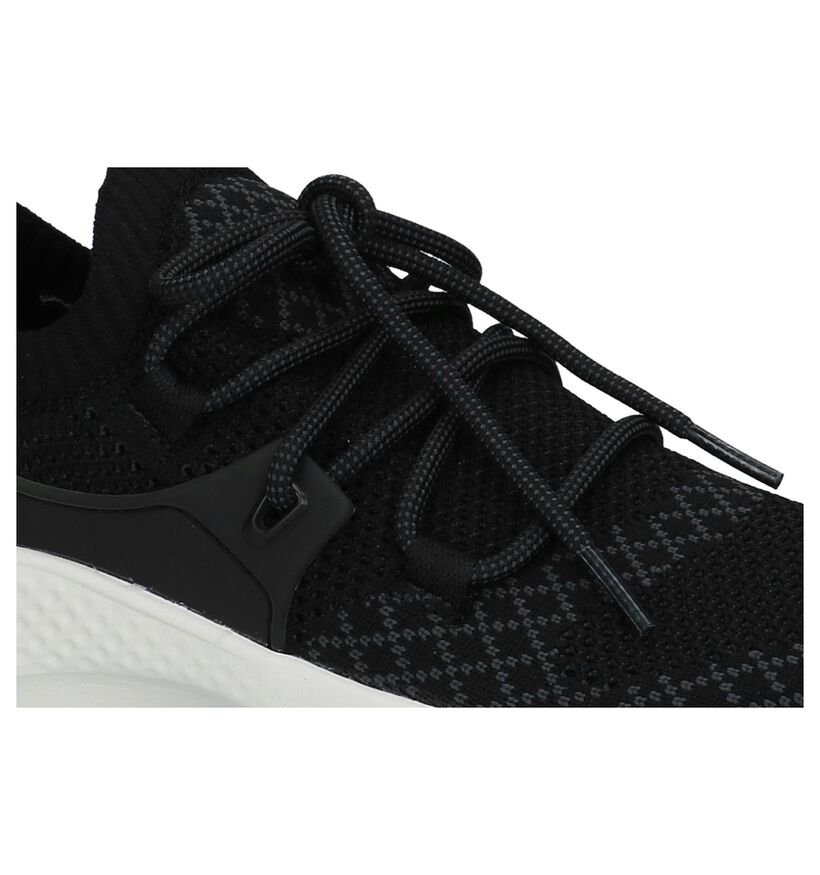 Lichtblauwe Lage Sportieve Sneakers Timberland Flyroam Go Knit Chukka in stof (212240)
