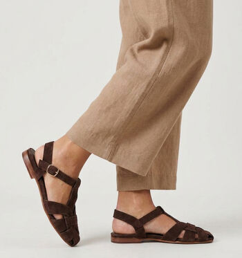 Laurent David Sandalen Bruin