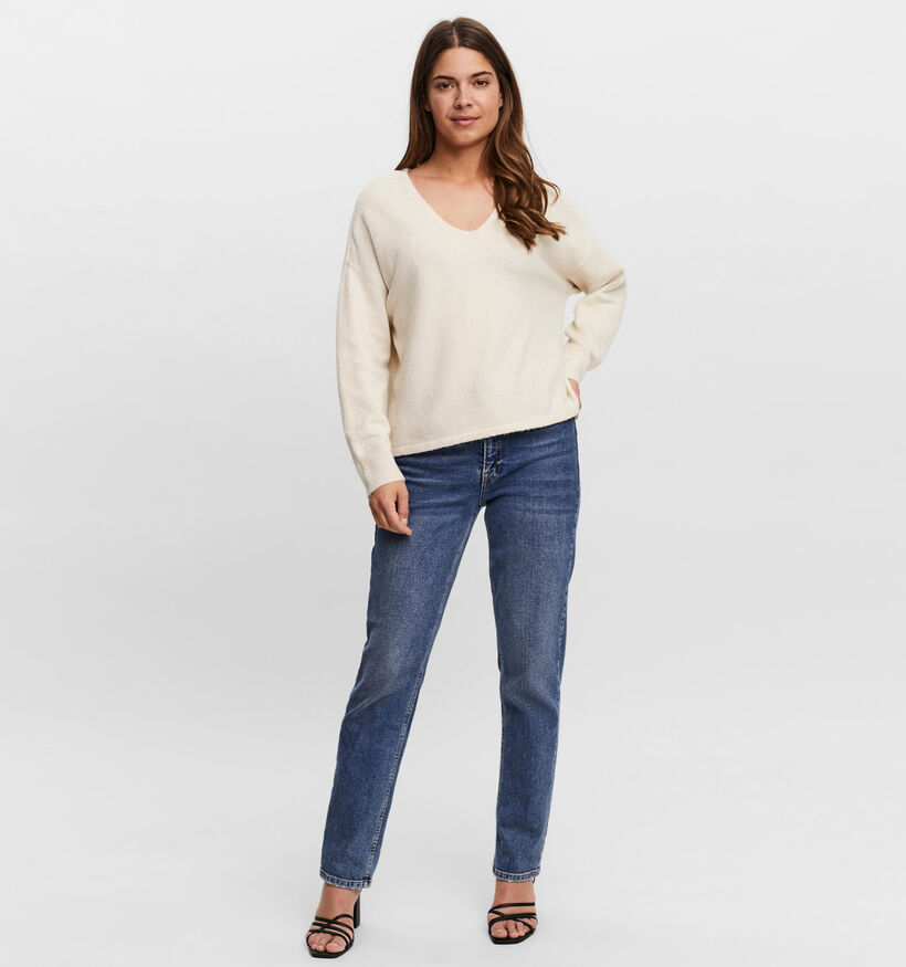 Vero Moda Doffy Paarse Trui met v-hals voor dames (328973)