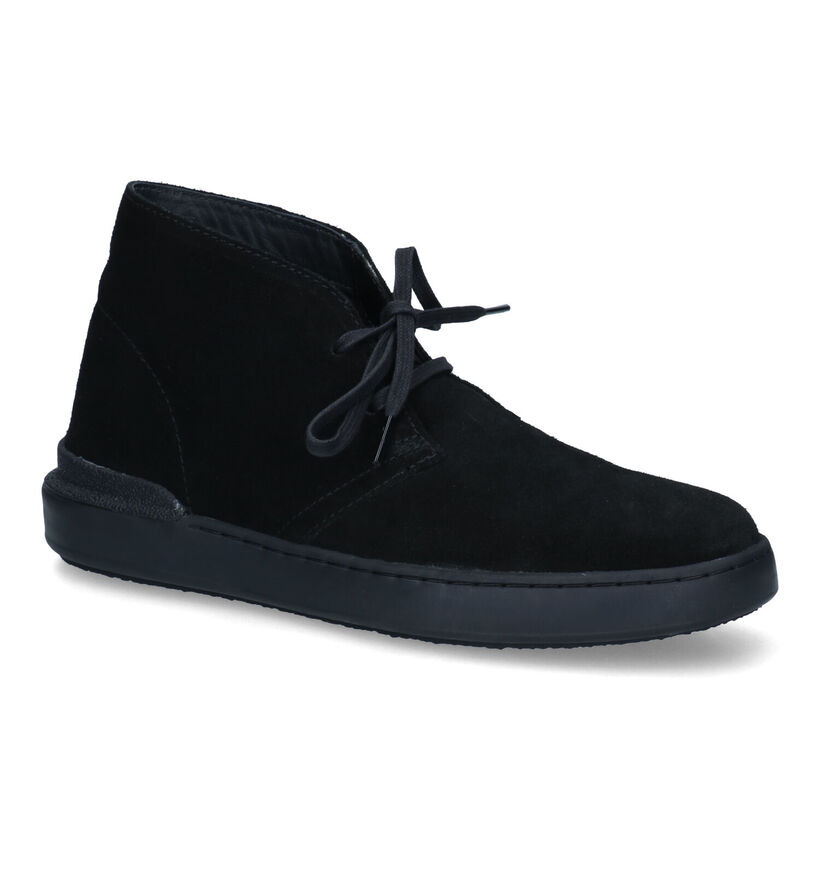 Clarks Courtlite Chaussures Hautes en Noir pour hommes (313690) - pour semelles orthopédiques