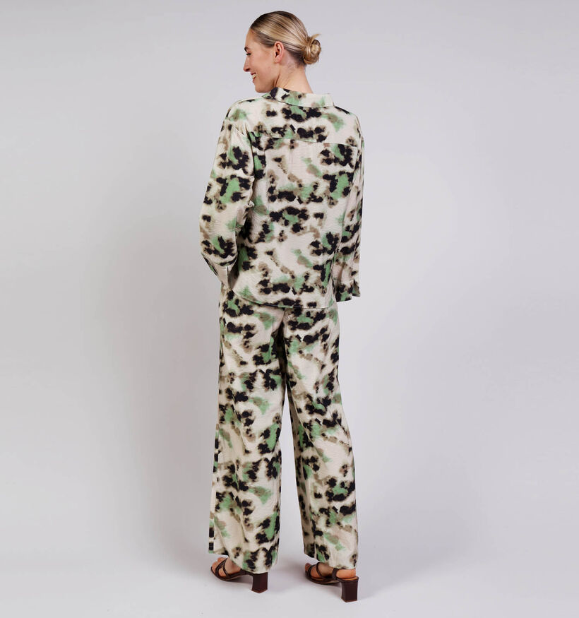 JDY Millie Abstract Groene Blouse voor dames (367917)