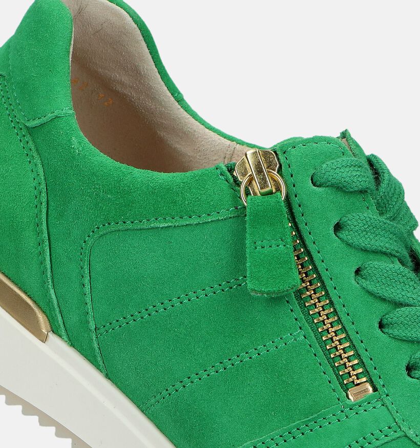 Gabor Best Fitting Groene Sneakers voor dames (336230) - geschikt voor steunzolen