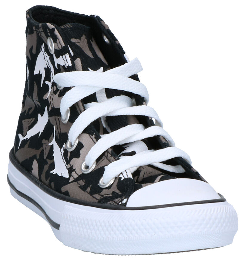 Converse Chuck Taylor All Star High Sneakers Zwart in stof (266010)