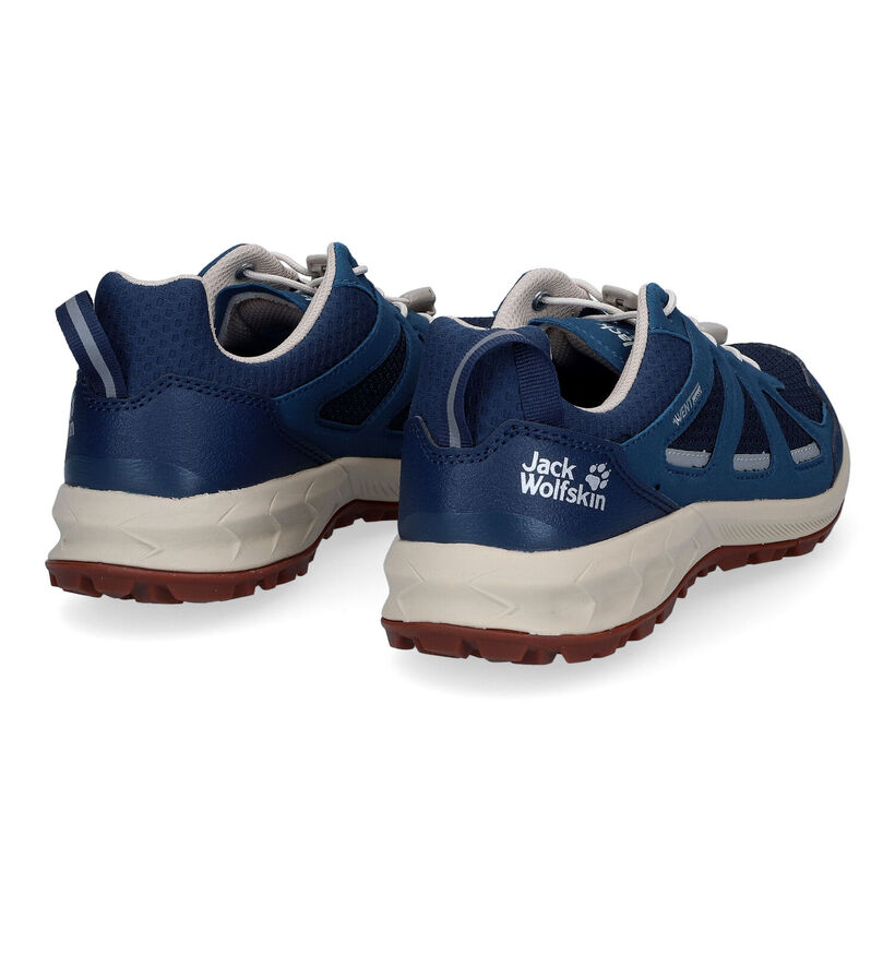 Jack Wolfskin Woodland 2 Vent Chaussures de randonnée en Bleu pour femmes (302181) - pour semelles orthopédiques