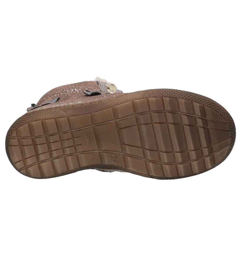 Lunella Taupe Hoge Schoenen in nubuck (259014)