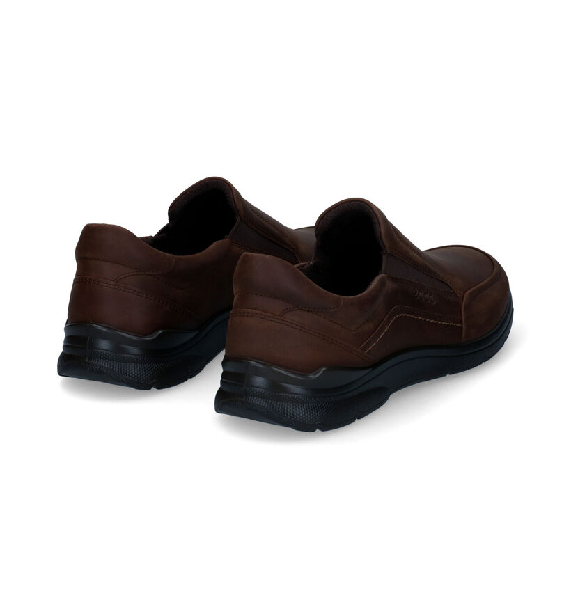 ECCO Irving Bruine Instappers in leer (306680)
