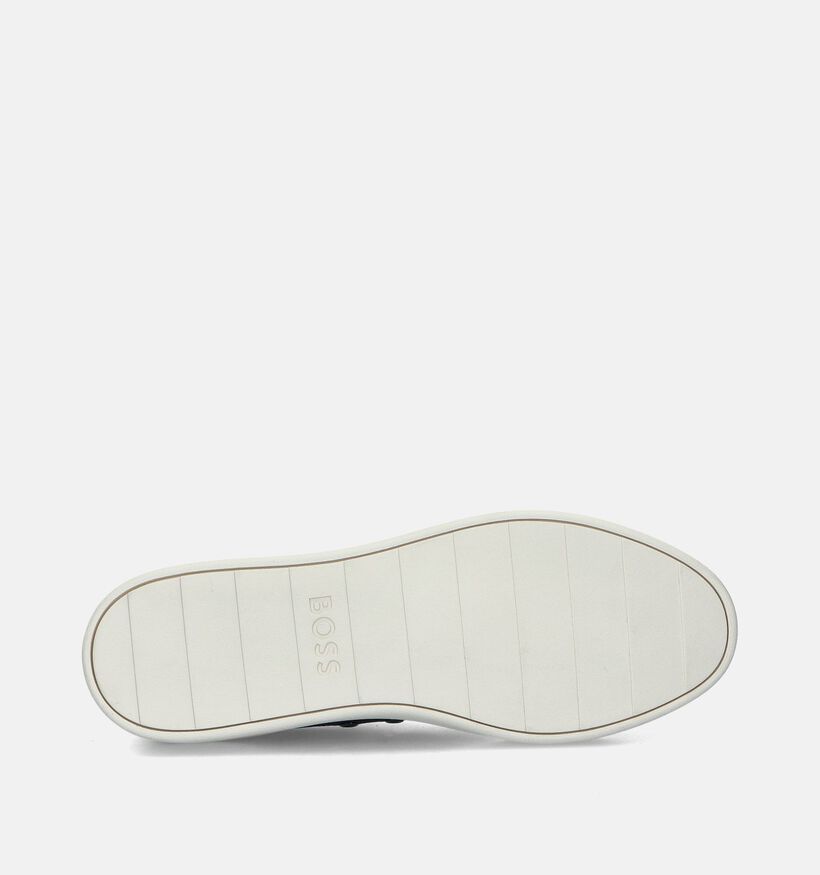 BOSS Belwar Tenn Blauwe Veterschoenen voor heren (345697) - geschikt voor steunzolen