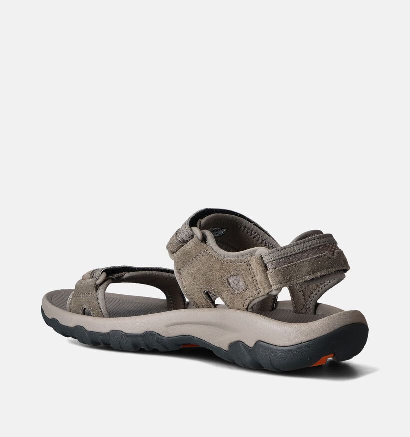 Teva Hudson Sandales de marche en Taupe pour hommes (354635)