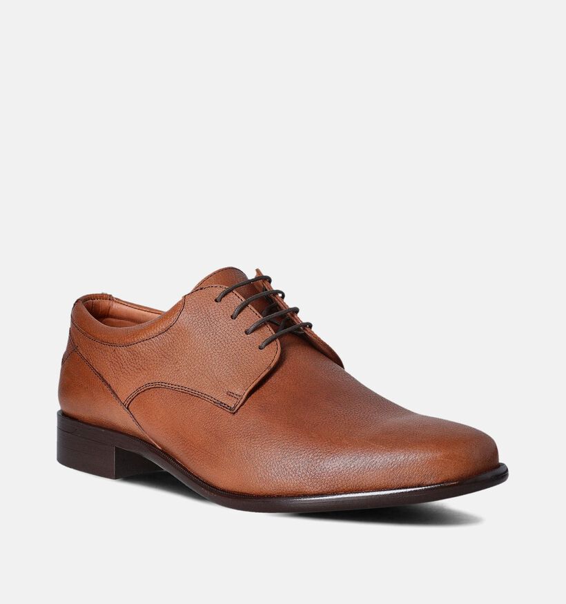 Ambiorix Aldo Cognac Geklede schoenen voor heren (356012) - geschikt voor steunzolen
