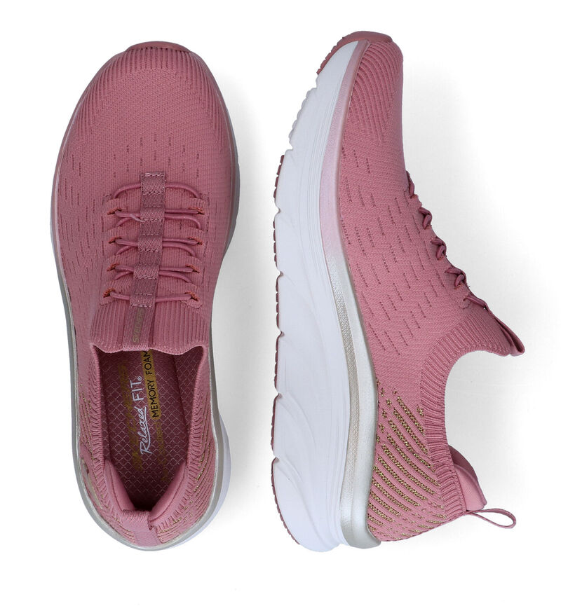 Skechers Slip-ons en Rose en textile (302126)