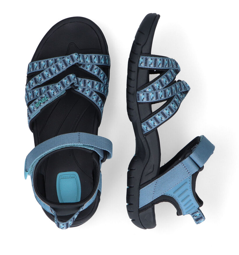 Teva Tirra Zwarte Trekkingsandalen voor dames (354718)