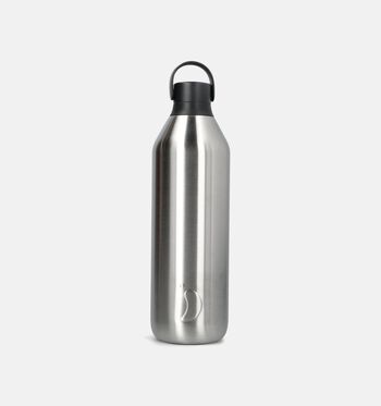 Chilly's Drinkbussen Zwart/Groen/Zilver