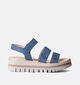 Gabor Best Fitting Sandales avec Talon Compensé en Bleu pour femmes (355081)