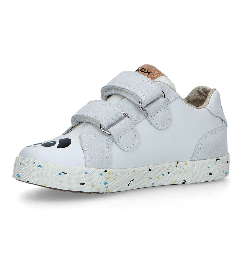 Geox Kilwi WWF Chaussures en Blanc pour filles, garçons (326592) - pour semelles orthopédiques