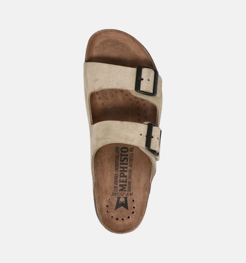 Mephisto Nerio Sandvel Lichtbeige Open Schoenen voor heren (370213)
