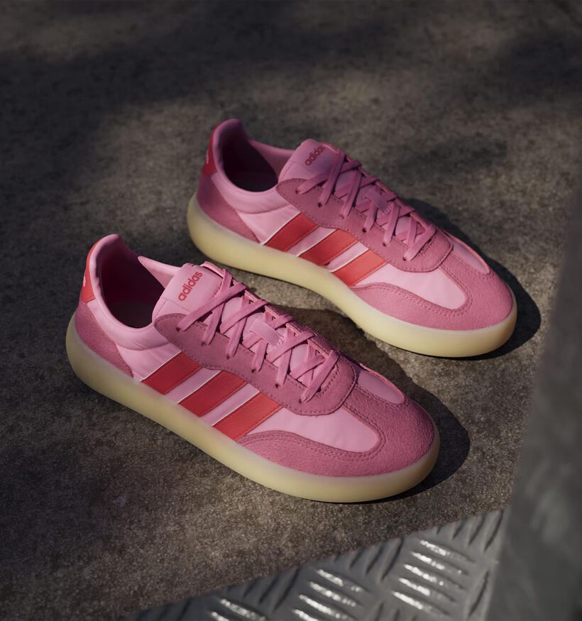 adidas Barreda Decode Baskets sportives en Rose pour femmes (365397) - pour semelles orthop&eacute;diques