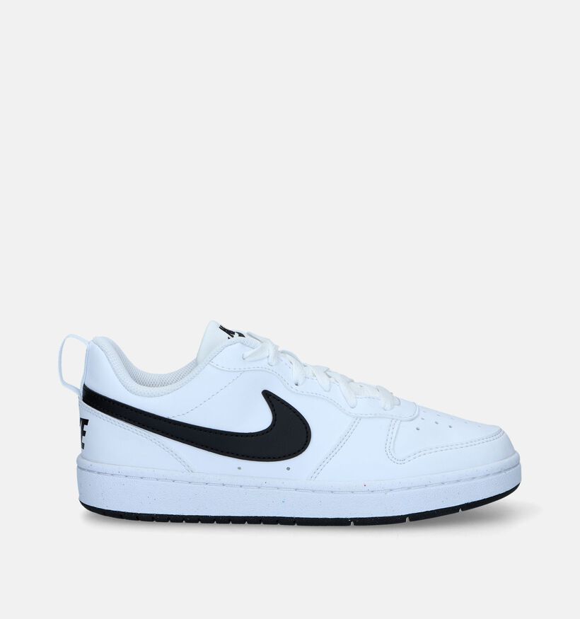 Nike Court Borough Low 2 Baskets en Blanc pour filles, garçons (341570)