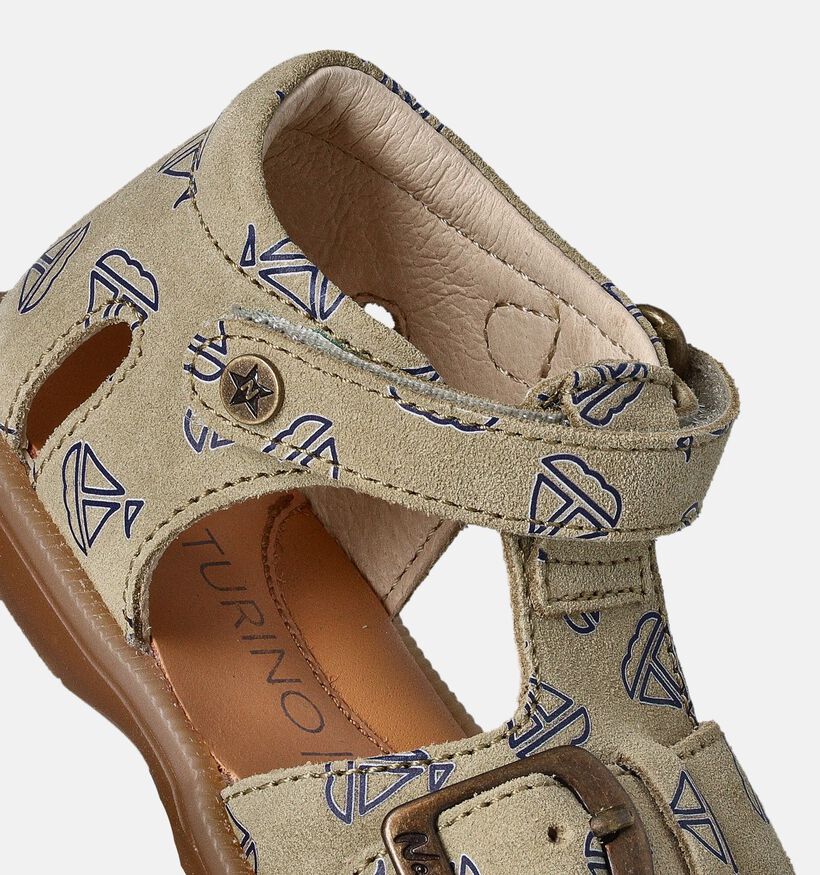 Naturino Quarzo Sandales en Vert Khaki pour filles, garçons (356480)