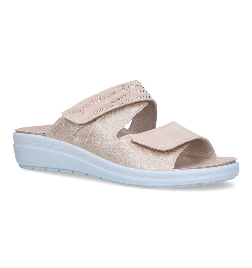 Comfort Plus Gouden Slippers voor dames (324544) - geschikt voor steunzolen