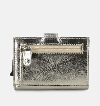 Double-D Portemonnees Zwart/Goud/Bruin/Taupe/Zilver