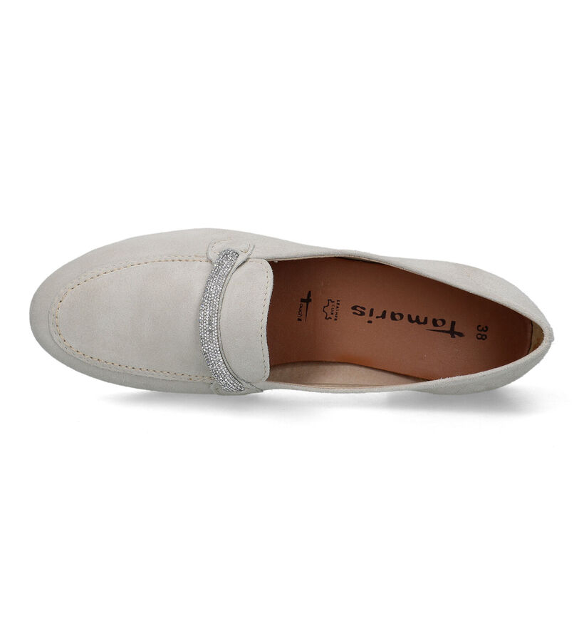 Tamaris Loafers en Beige en daim (322161)