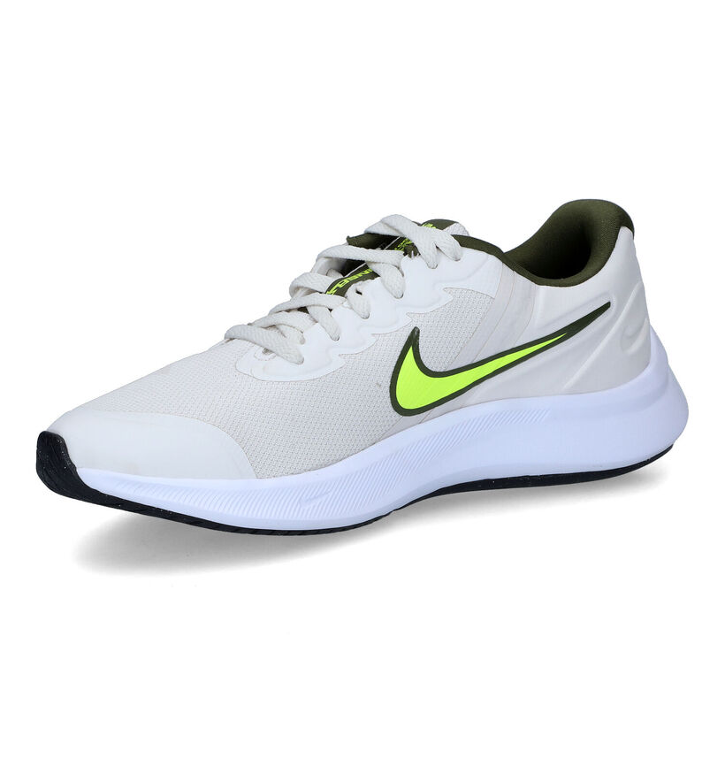 Nike Star Runner 3 GS Ecru Sneakers in stof (316244)