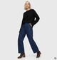 Fransa Holli Straight Leg Jeans en Bleu pour femmes (377898)