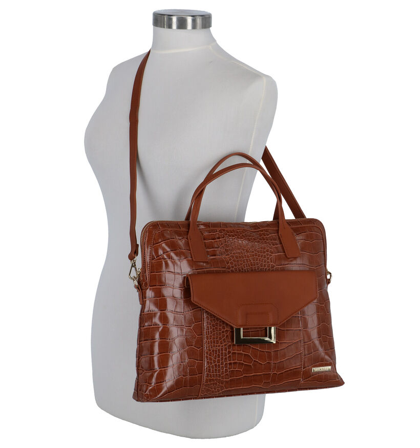 Bulaggi Cynthia Cognac Laptoptas in kunstleer (262888)