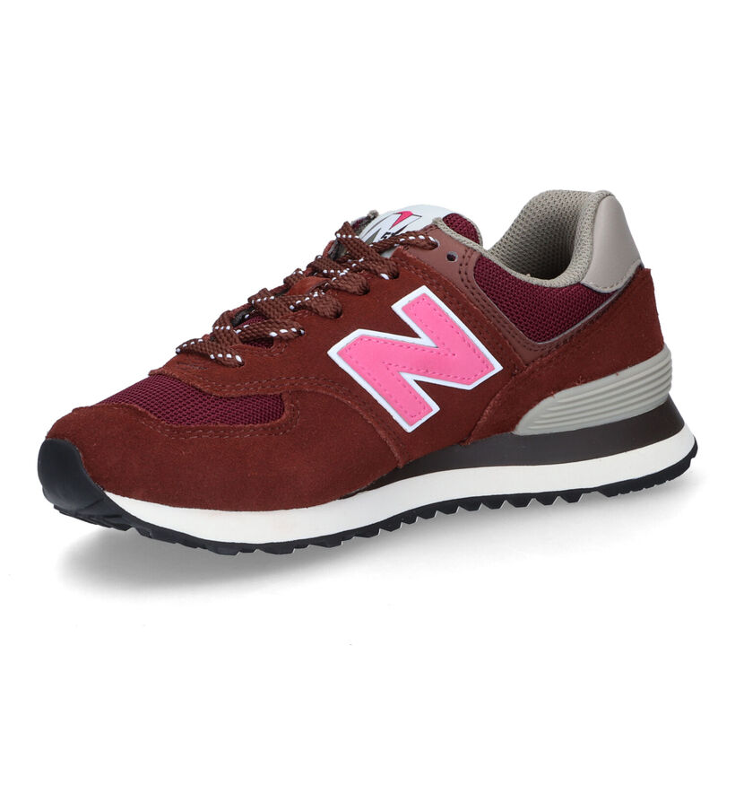New Balance U574 Bruine Sneakers voor dames (311798) - geschikt voor steunzolen