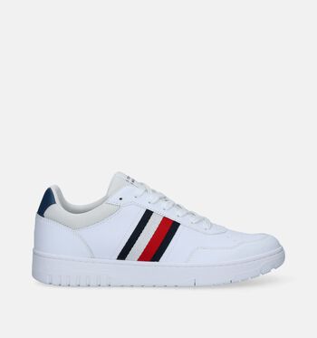 Tommy Hilfiger Chaussures plates Blanc/Bleu