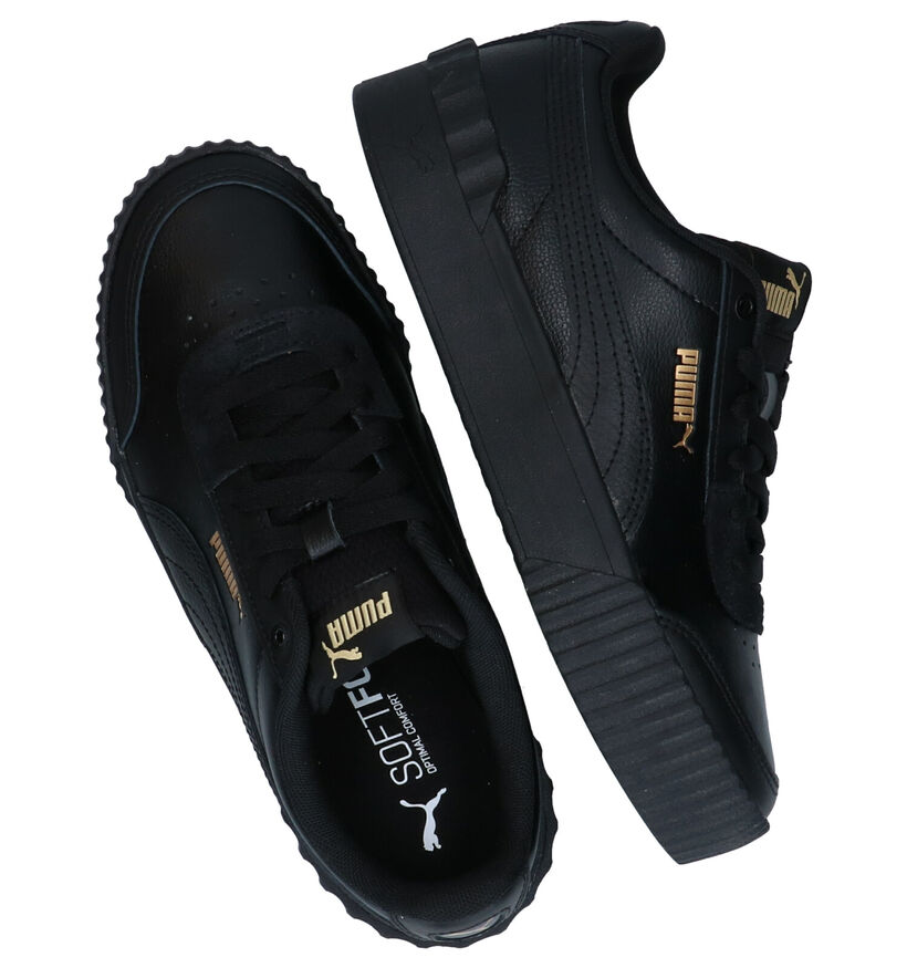 Puma Carina Baskets en Noir en cuir (276778)