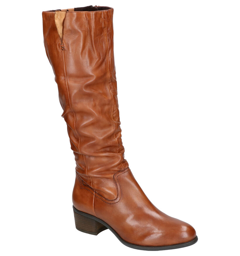 SPM Monie Bottes en Cognac en cuir (257776)