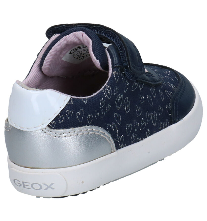 Geox Gisli Baskets en Bleu en simili cuir (286930)