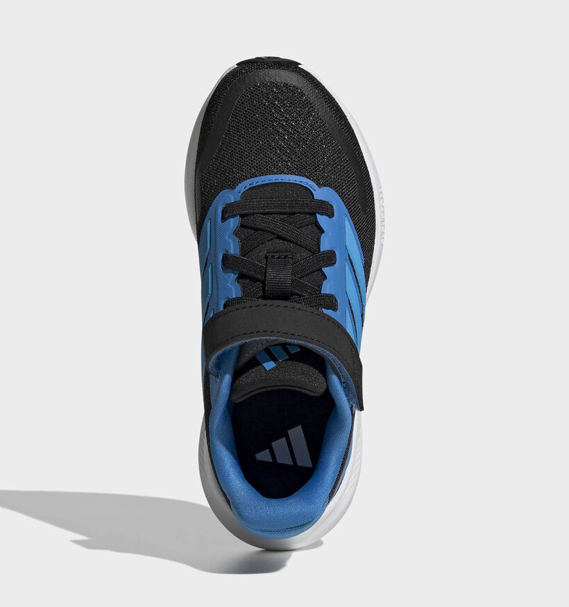 adidas Runfalcon 5 Zwarte/Blauwe Sneakers voor jongens, meisjes (366709) - geschikt voor steunzolen