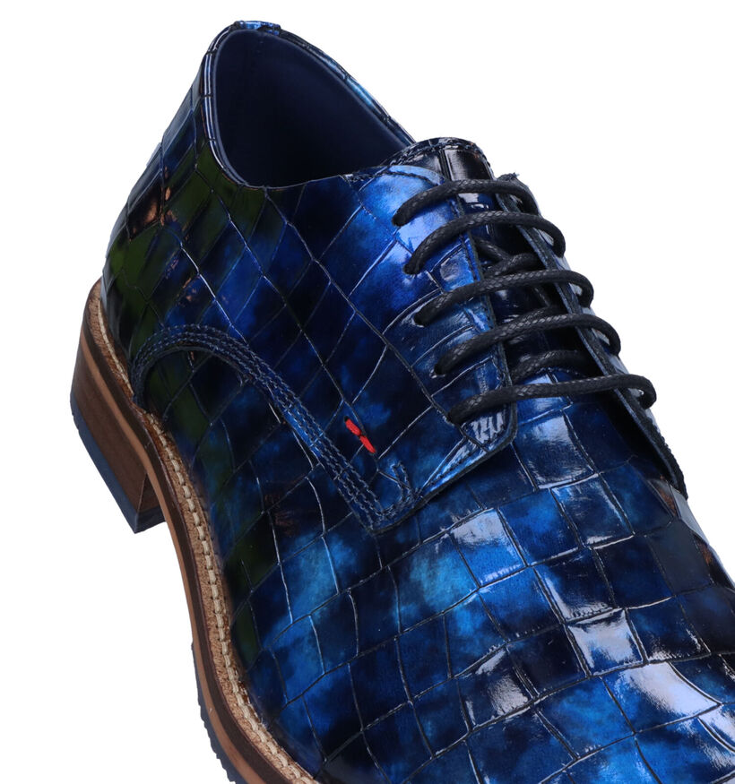 Bullboxer Chaussures classiques en Bleu pour hommes (331810) - pour semelles orthopédiques