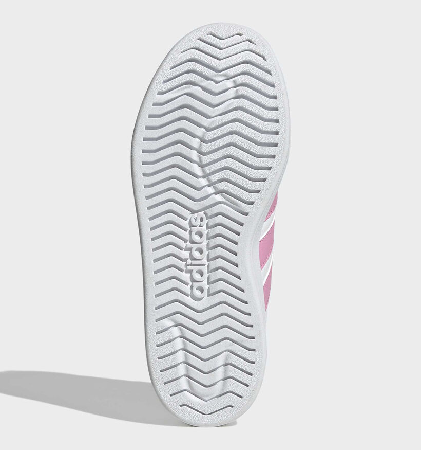 adidas Streettalk Witte/Roze Sneakers voor meisjes (375484)