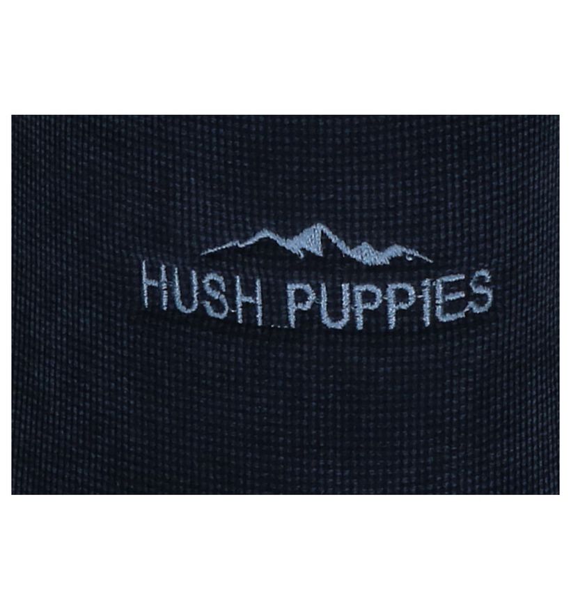 Hush Puppies Diams Donker Blauwe Pantoffels in stof (233911)