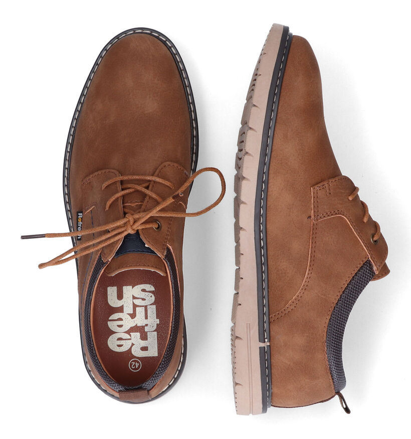 Xti Chaussures à lacets en Cognac pour hommes (322496)