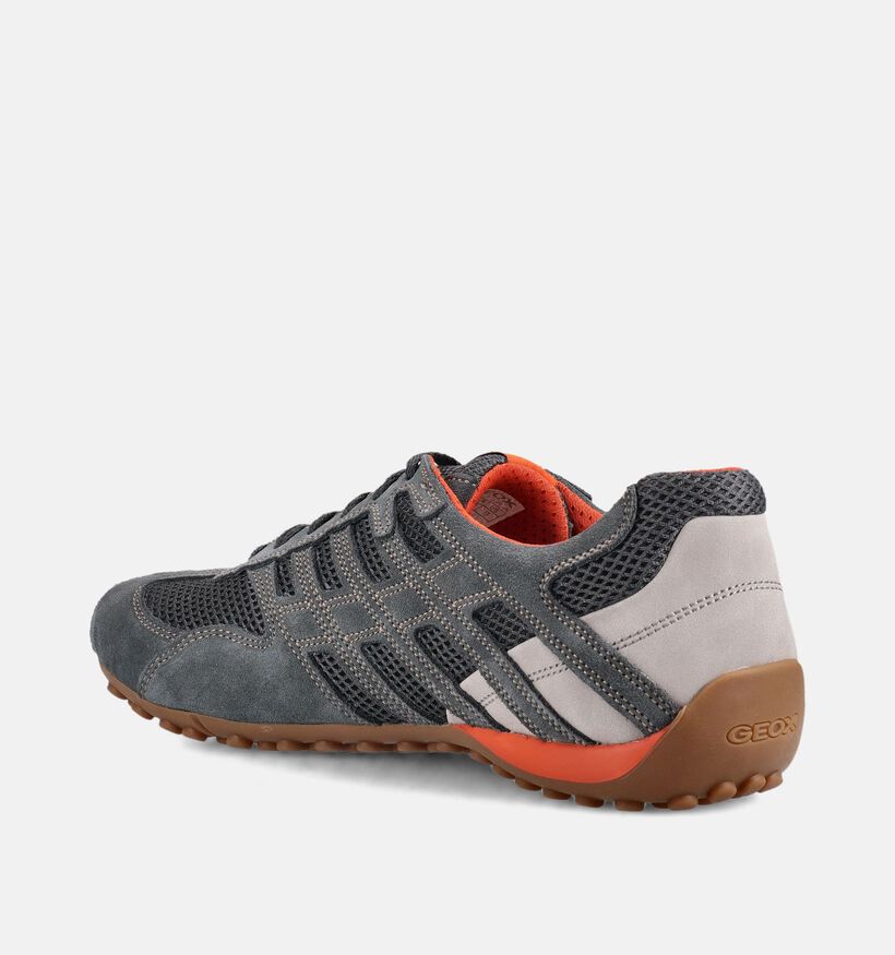 Geox Snake Original Chaussures &agrave; lacets en Gris pour hommes (367981) - pour semelles orthop&eacute;diques