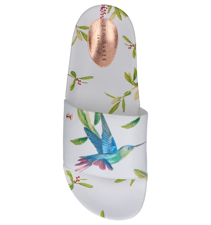 Witte Ted Baker Aveline Pool Slides, , pdp