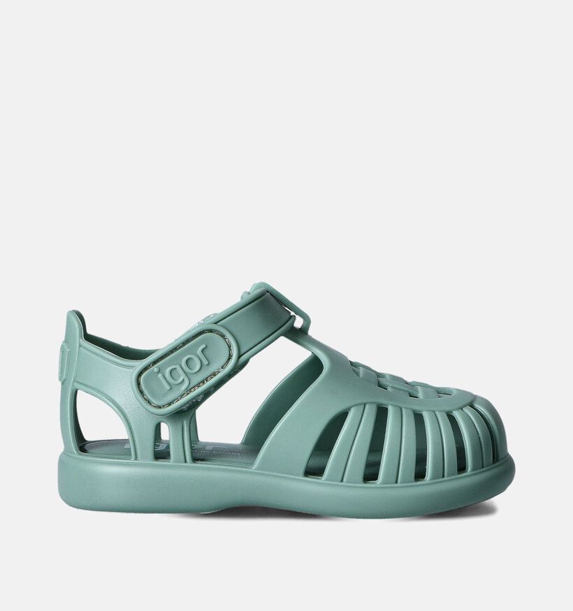 Igor Tobby Solid Sandales pour bébé en Vert pour filles, garçons (356209)