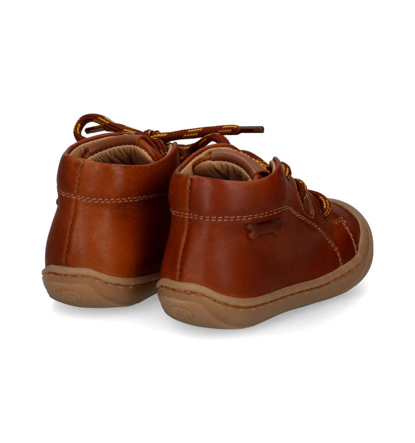 STONES and BONES Wire Chaussures pour bébé en Cognac pour garçons (321689) - pour semelles orthopédiques