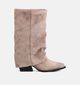 Posh by Poelman Bottes en Taupe pour femmes (372351)
